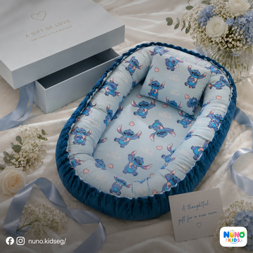 Baby Nest Blue Stitch - Nuno Kids