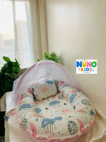 First-Time Mom Bundle - Stars & Clouds Pink
