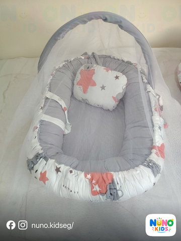 بيبي نيست كوالا رمادي للمواليد الجدد | Baby Nest Grey Koala - Nuno Kids